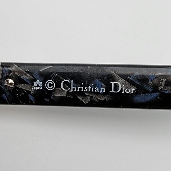Christian Dior 2904 95 Black Marble Frame Purple Lens Sunglasses Austria 55-17